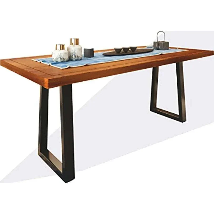 Heavy Duty Metal Table Legs 28" x 17.7" Square Frame Set - Image 11