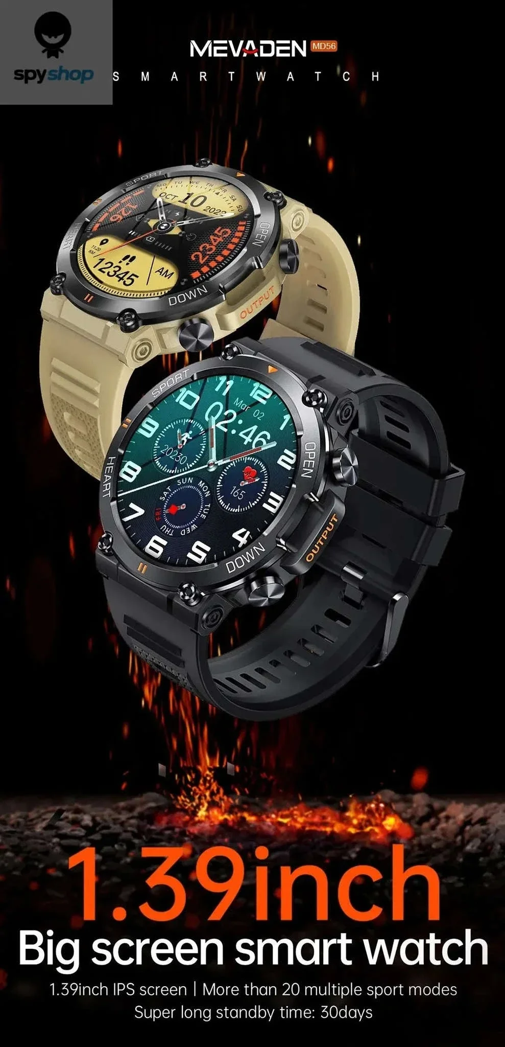 Bluetooth Call Smart Watch with 1.39-Inch HD Display - Image 7