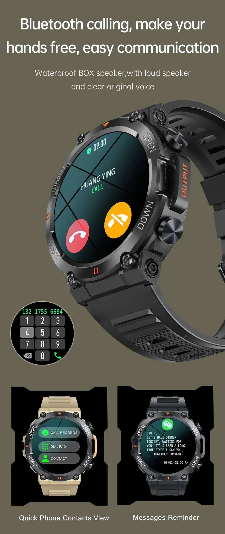 MEVADEN 1.39" HD Bluetooth Call Smart Watch for Daily Use - Image 12