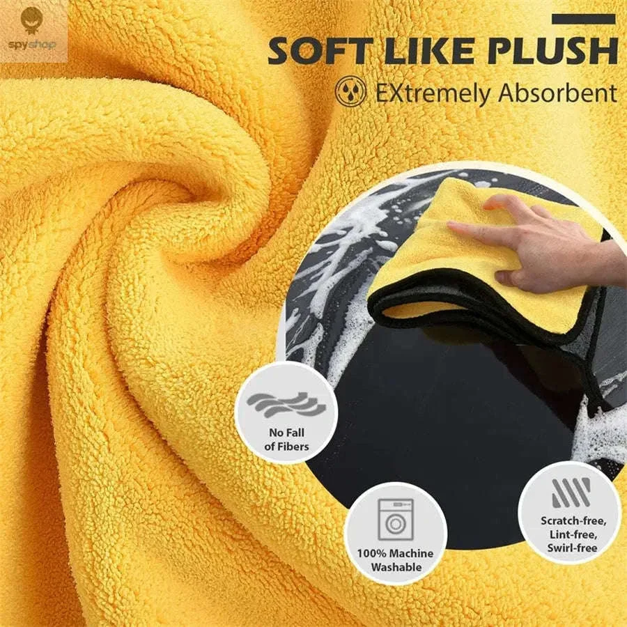 Microfiber Car Cleaning Towel for Scratch-Free Drying and Wiping - Image 4