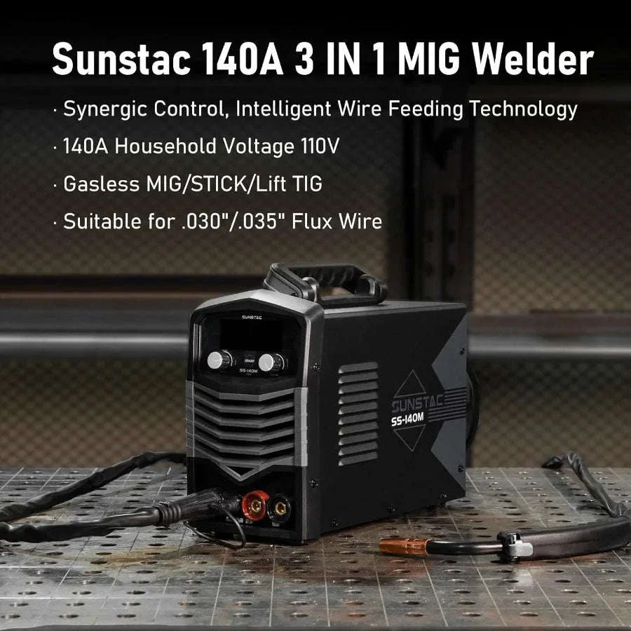 MIG Welder 140A 110V 3-in-1 Welding Machine - Image 2