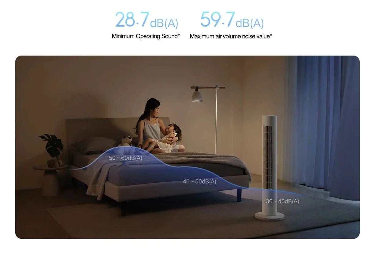MIJIA Smart Tower Fan 2 with 150° Oscillation & App Control - Image 15