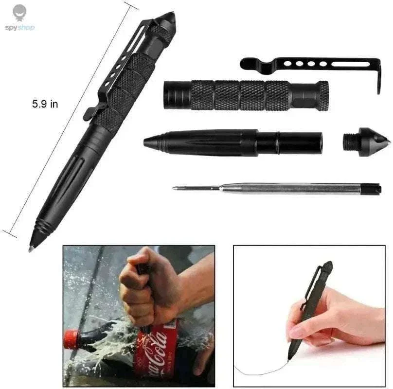 Military Tactical Pen with Glass Breaker for Everyday Carry - Image 3