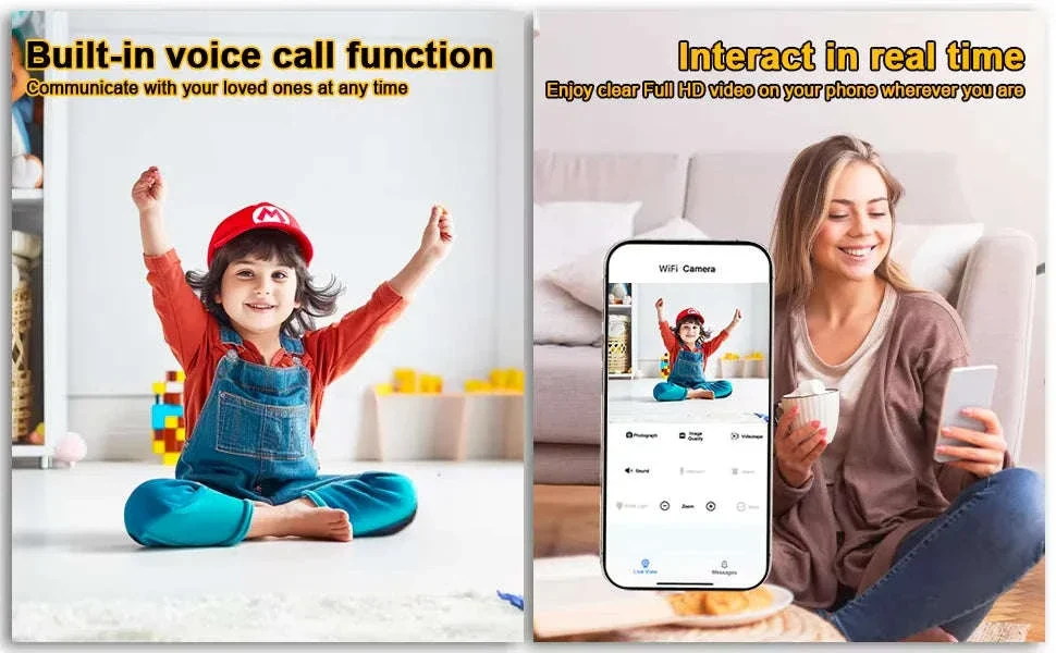 Mini 1080P Indoor Security Camera 0.9" with Night Vision & Motion Detection - Image 13