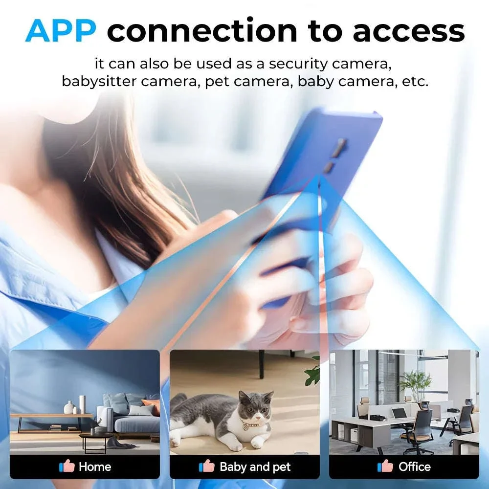Mini 1080P Indoor Security Camera 0.9" with Night Vision & Motion Detection - Image 6
