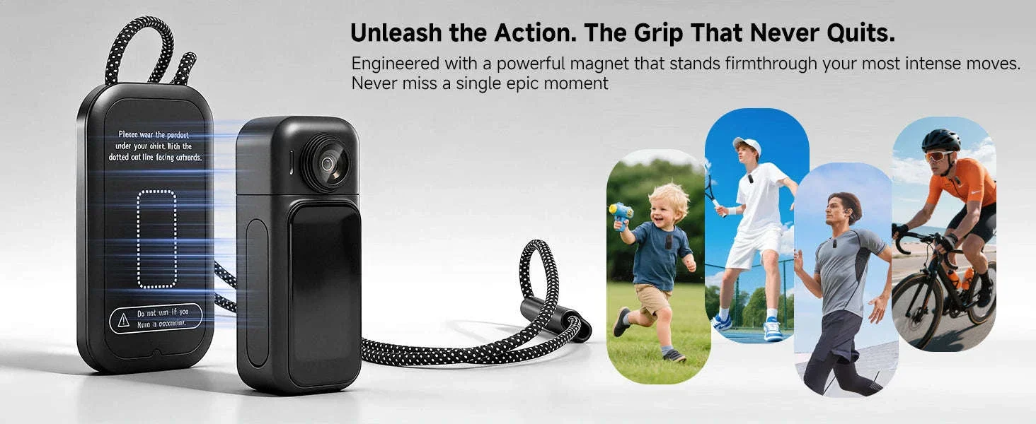 Mini 1080P POV Body Camera with Rotating Lens & Touch Screen - Image 10