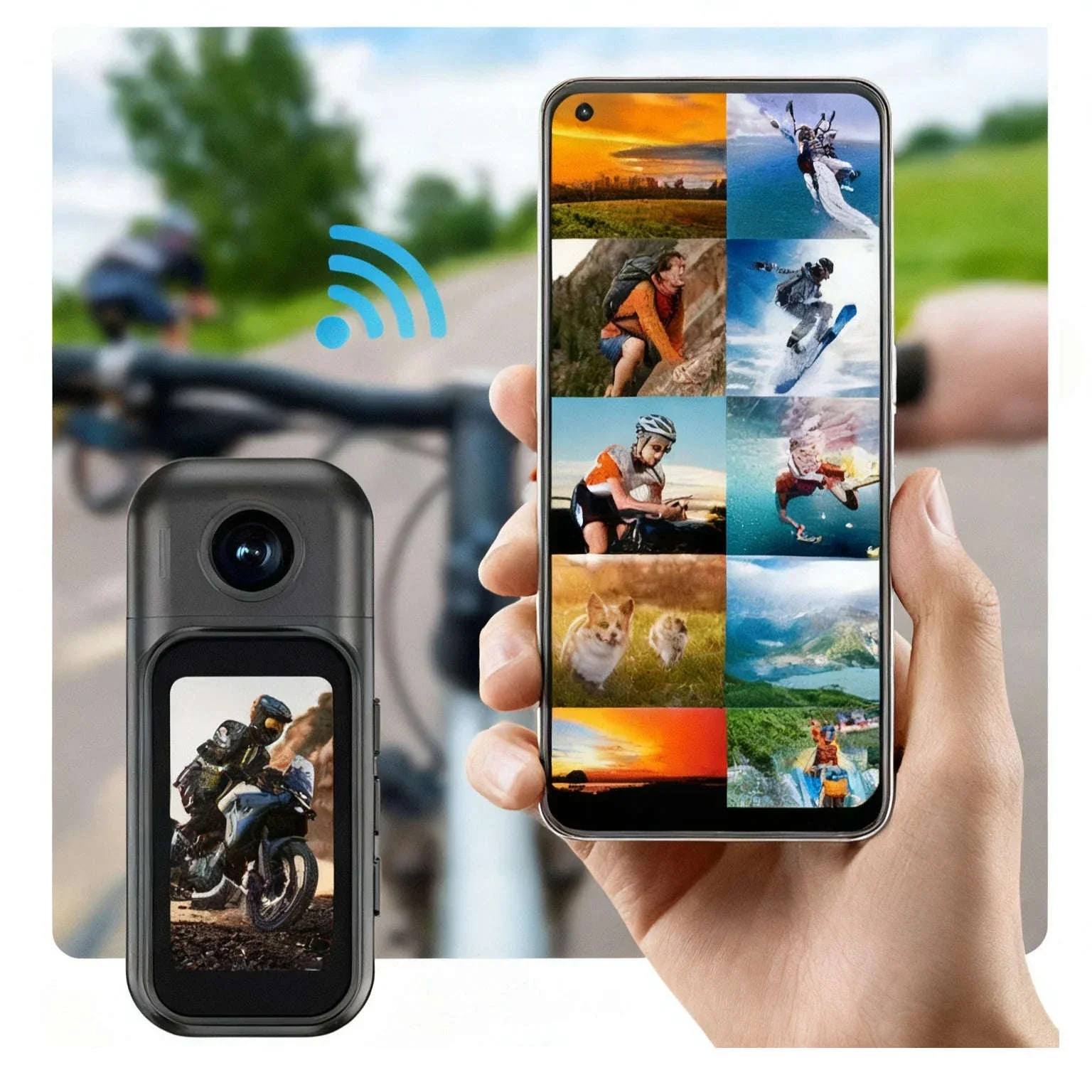 Mini 1080P POV Body Camera with Rotating Lens & Touch Screen - Image 5