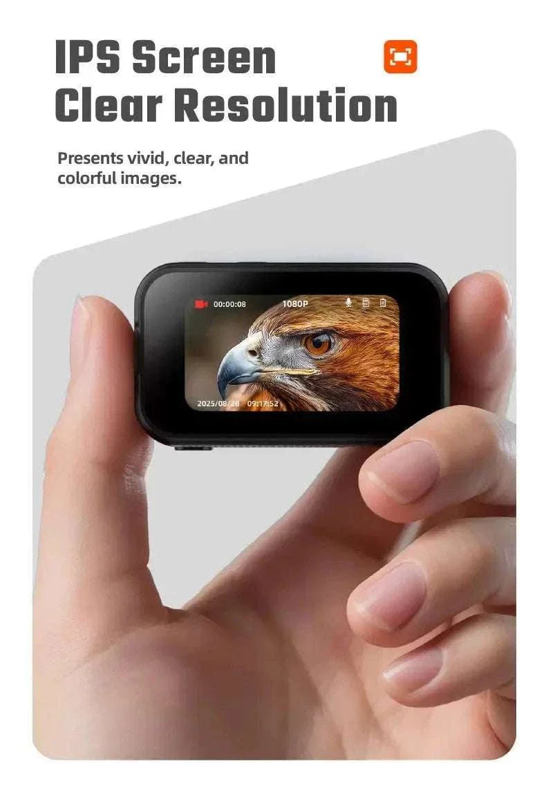Mini 1080P Thumb Camera with IPS Screen & 130° Wide Angle - Image 12