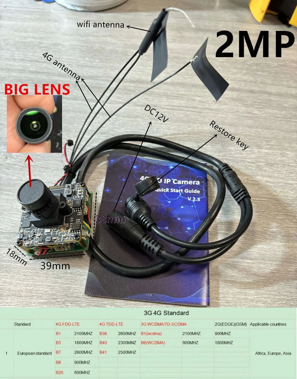 Mini 4G CCTV Camera Module with 5MP, P2P and Motion Detection - Image 26