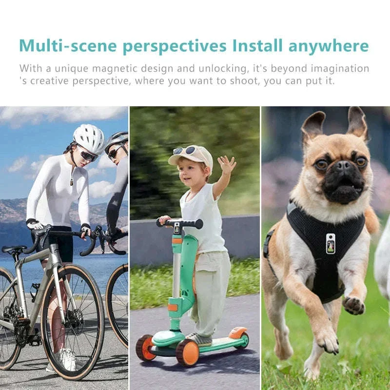 Mini Action Camera 180° Rotating Lens WiFi Body Cam 1080P - Image 4