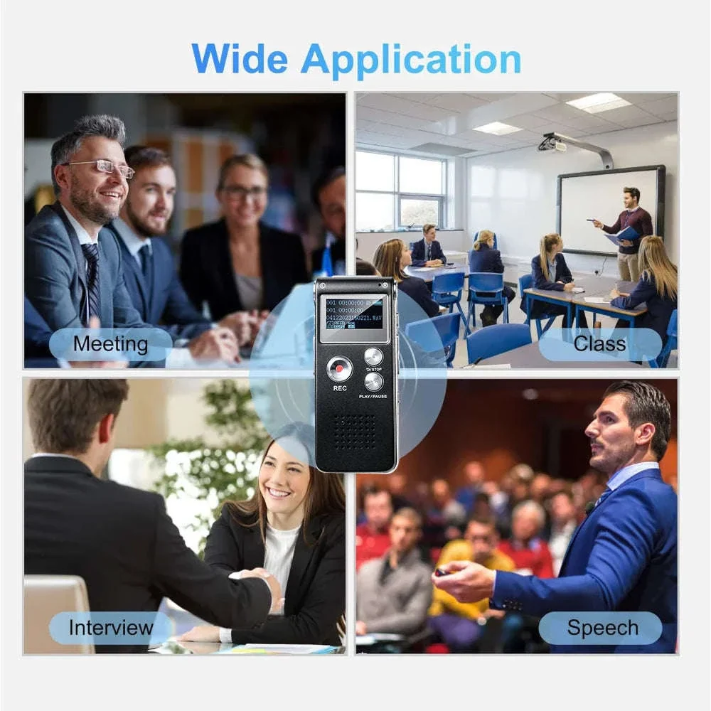 Mini Digital Voice Recorder with Clear Audio and File Control - Image 6