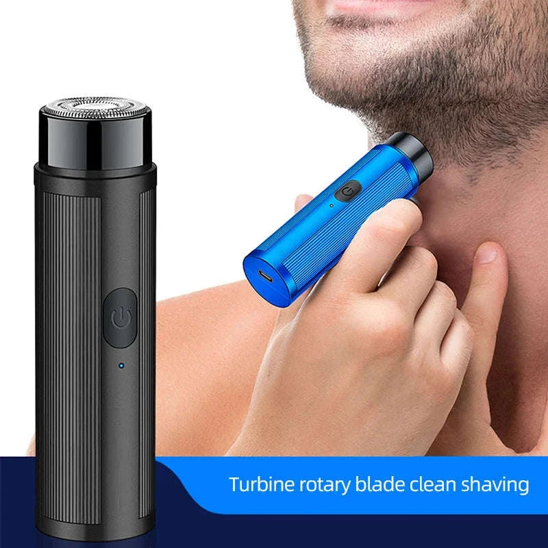 Men’s Mini Electric Shaver – Rechargeable Portable Razor