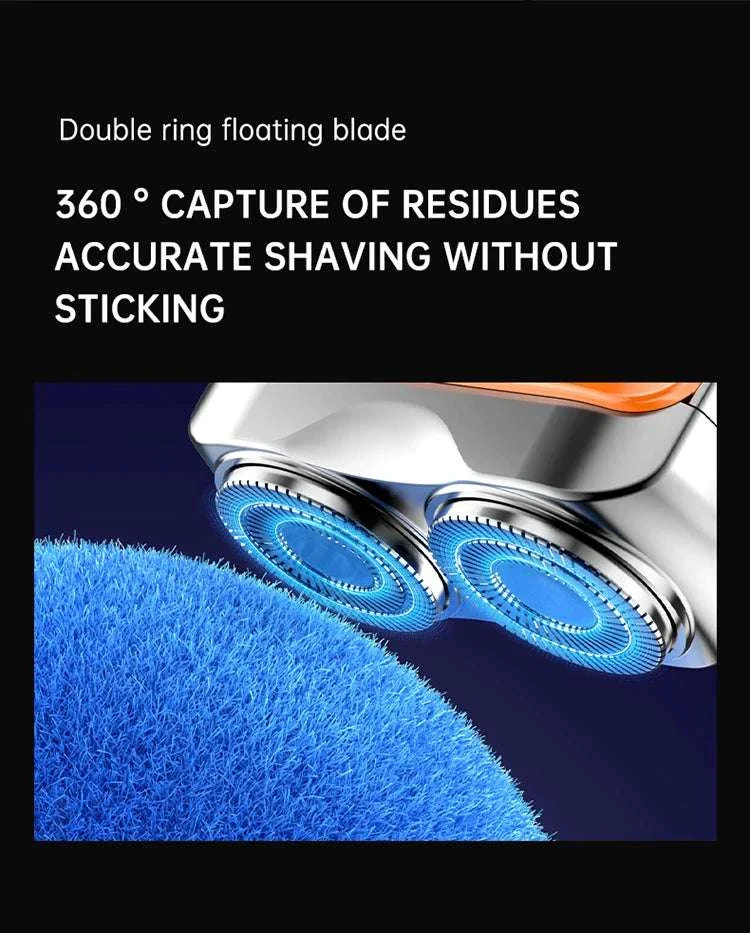 Mini Electric Shaver with Dual Blades & Digital Display - Image 13