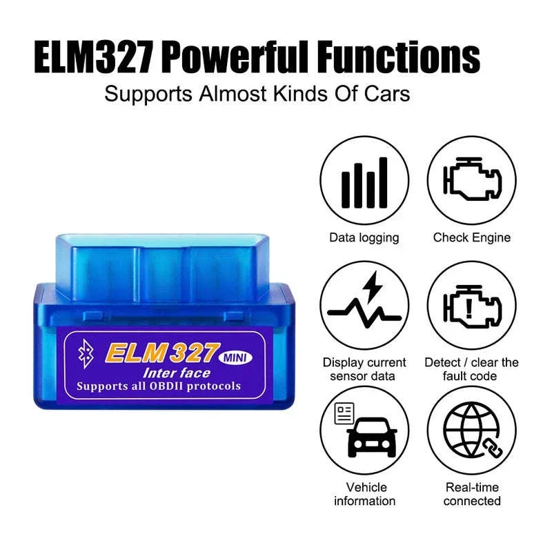 Mini ELM327 Bluetooth OBD2 Scanner for Fast Car Diagnostics - Image 2