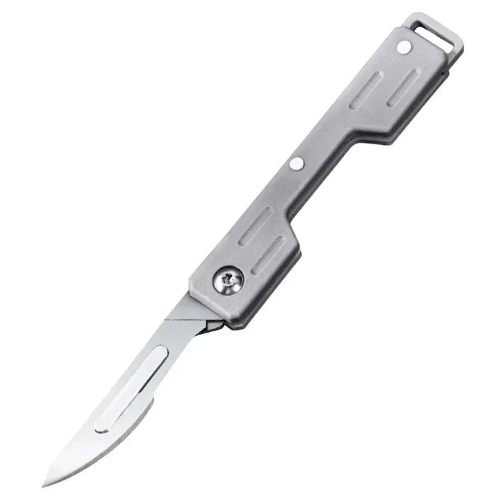Mini Folding Scalpel EDC Knife with Replaceable Blades - Image 17