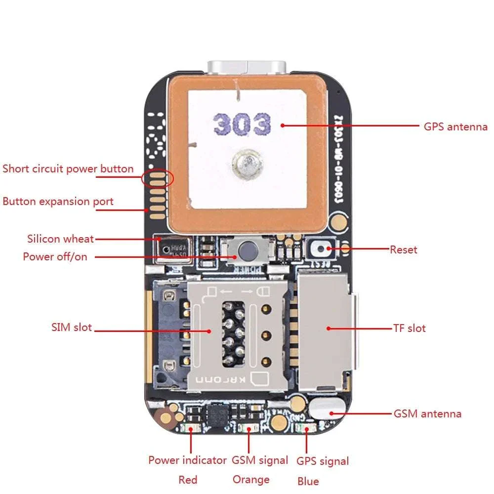 Mini GPS Tracker PCB ZX303 Real-Time Multi-Mode Tracking Board - Image 2