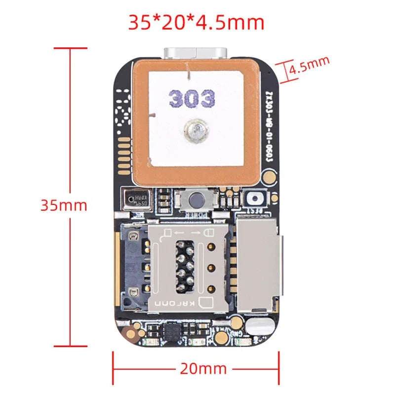 Mini GPS Tracker PCB ZX303 Real-Time Multi-Mode Tracking Board - Image 8