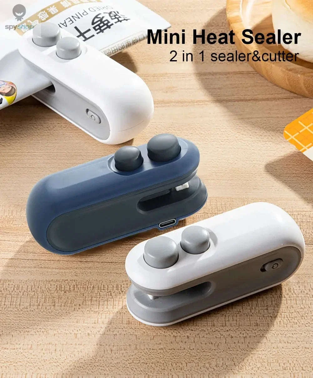 Mini Bag Sealer Rechargeable Heat Sealer for Fresh Food Storage - Image 7