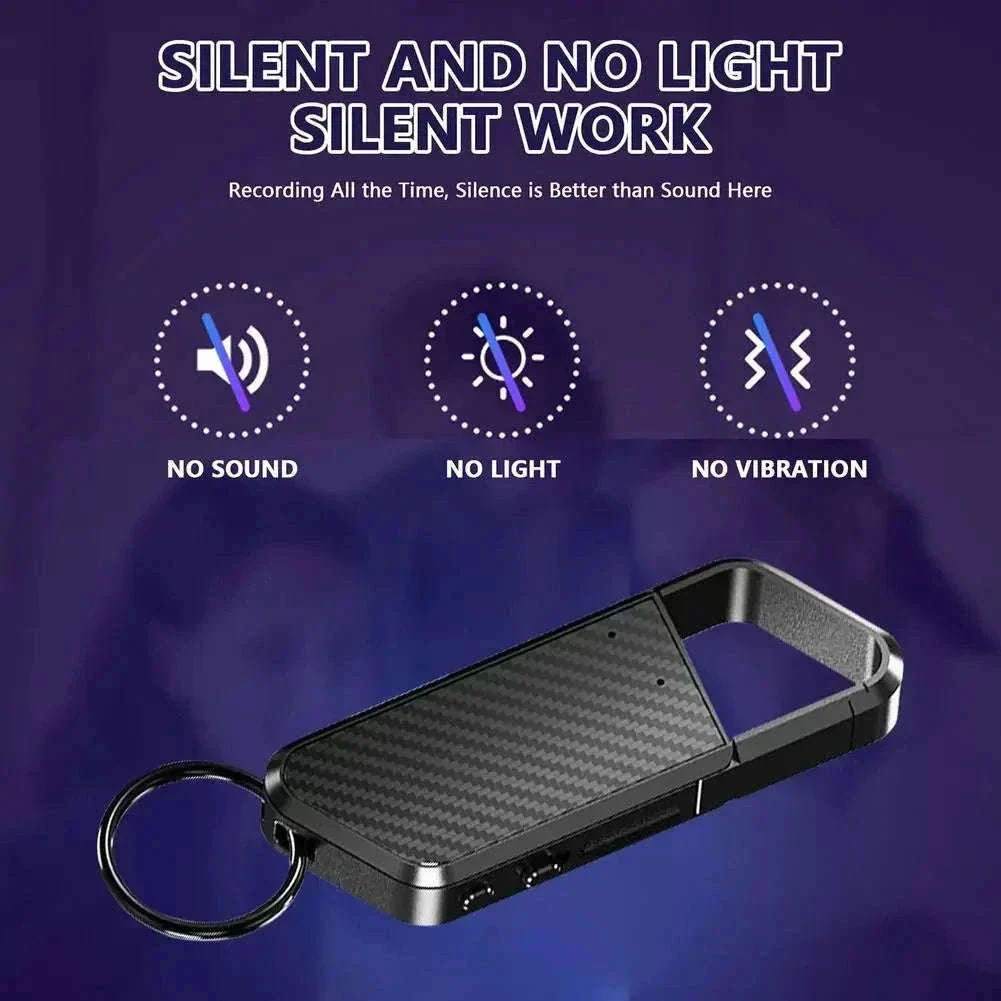 Mini Keychain Voice Recorder with Sound Activation & MP3 Playback - Image 6