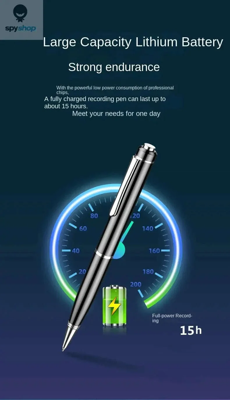 Mini Pen Voice Recorder with Large Storage and Noise Reduction - Image 19