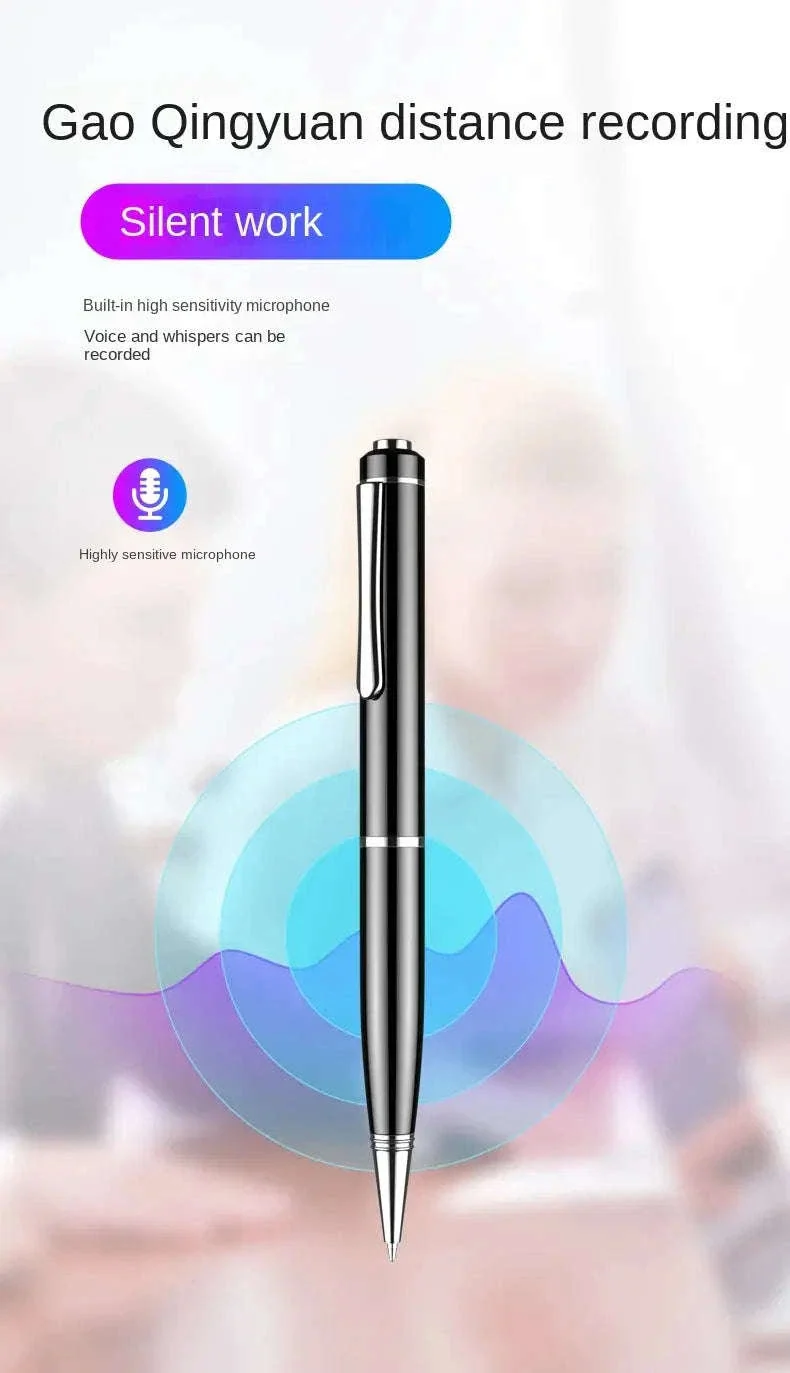 Mini Pen Voice Recorder with Large Storage and Noise Reduction - Image 3