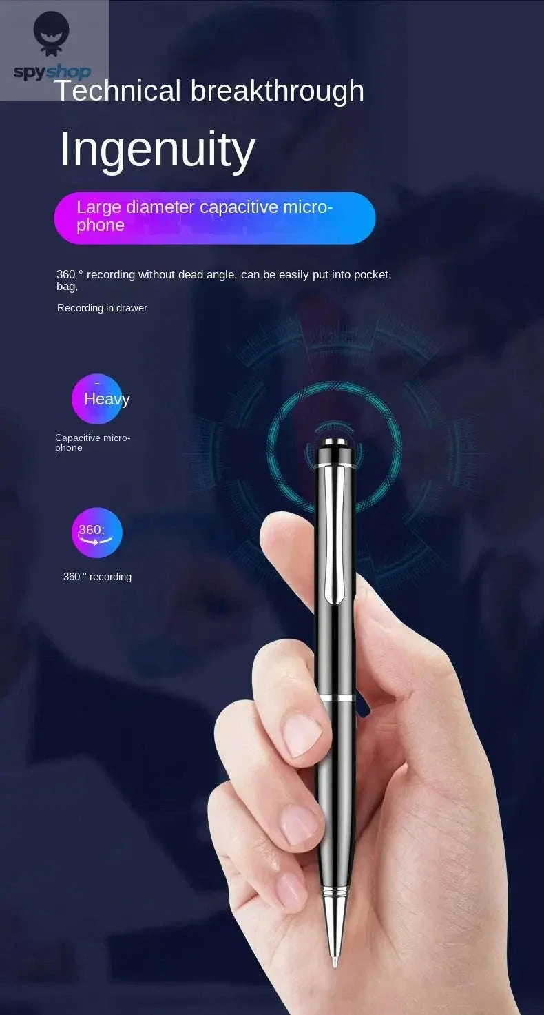 Mini Pen Voice Recorder with Large Storage and Noise Reduction - Image 9