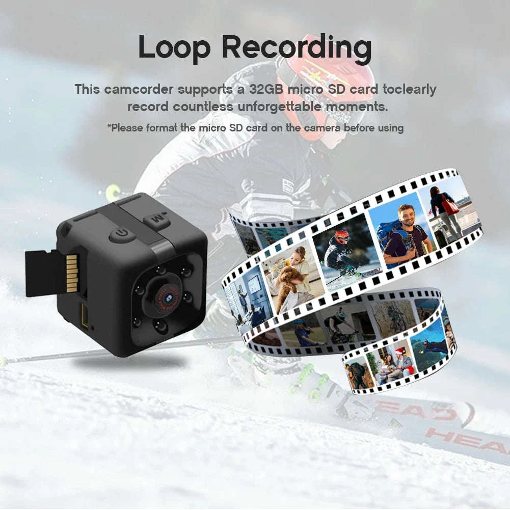 Mini 1080P Full HD Security Camera with 32GB Storage - Image 11