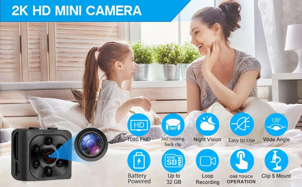Mini 1080P Full HD Security Camera with 32GB Storage - Image 14