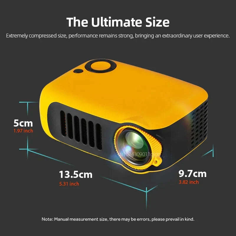 Mini Projector A2000 Compact Home Cinema Projector - Image 10