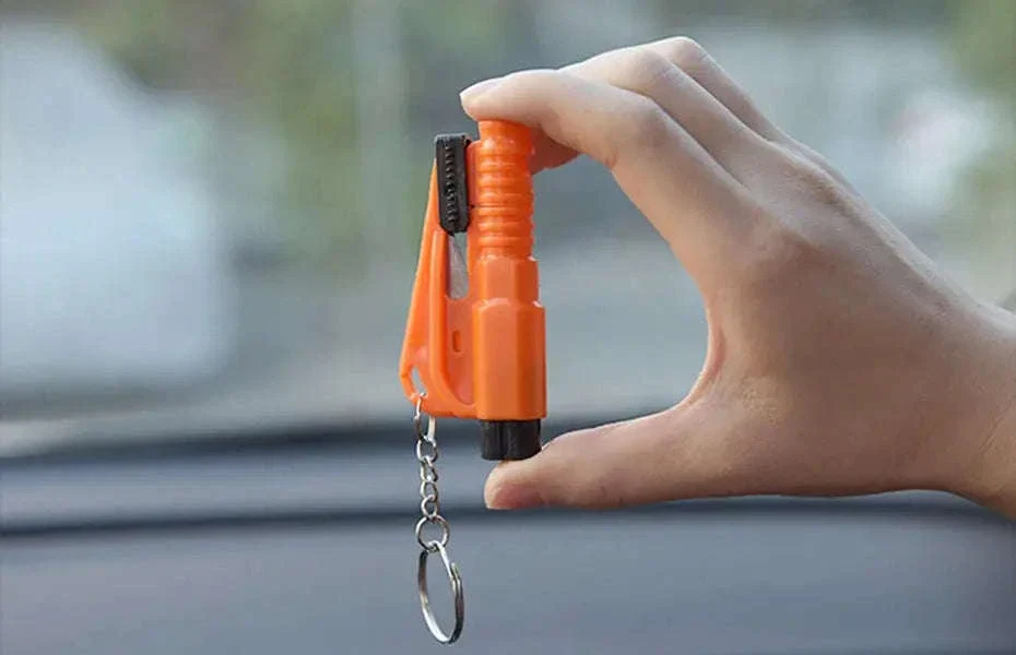 Mini Safety Hammer Keychain Car Escape Glass Breaker - Image 17