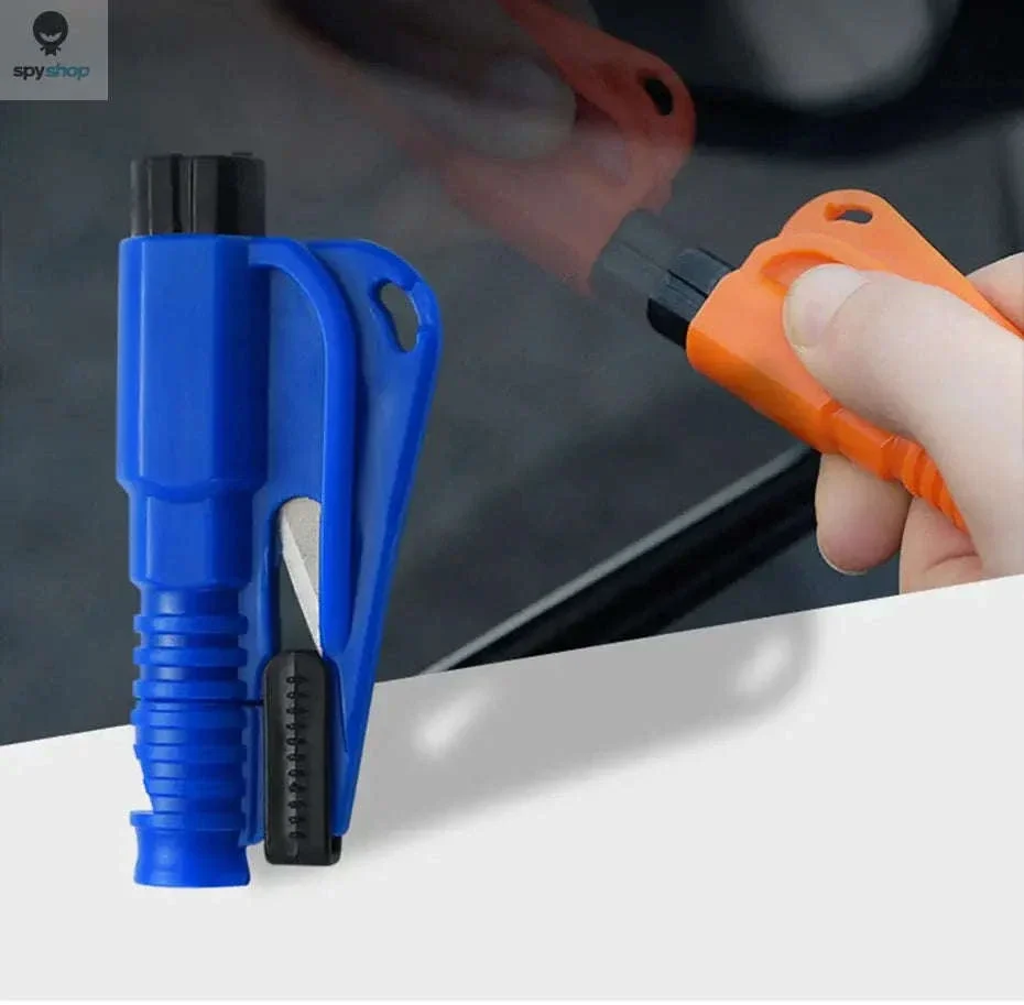 Mini Safety Hammer Keychain Car Escape Glass Breaker - Image 8