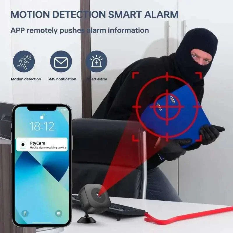 Mini WiFi Security Camera with Motion Detection, Night Vision & Audio - Image 2