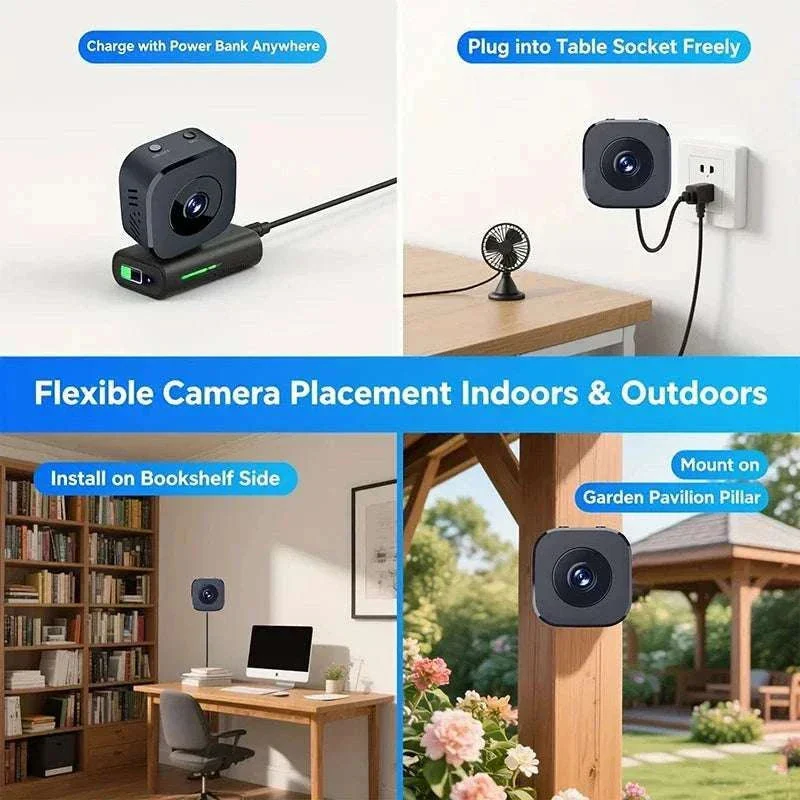 Mini WiFi Security Camera with Motion Detection, Night Vision & Audio - Image 4