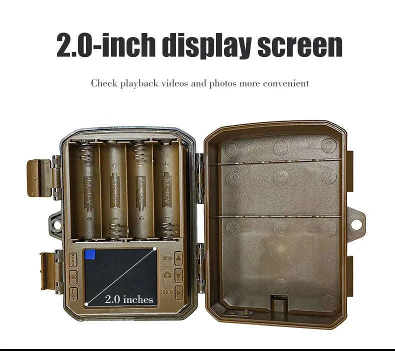 Mini Trail Camera 1080P Night Vision Wildlife Hunting Camera - Image 13