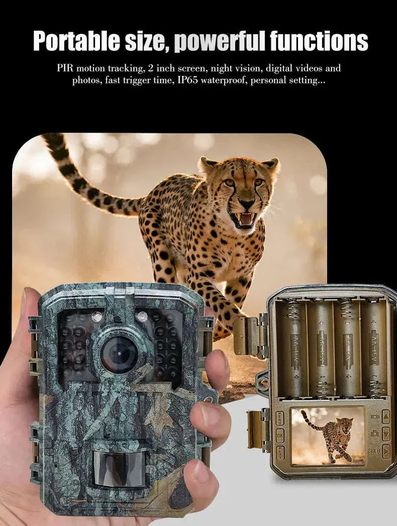 Mini Trail Camera 1080P Night Vision Wildlife Hunting Camera - Image 17