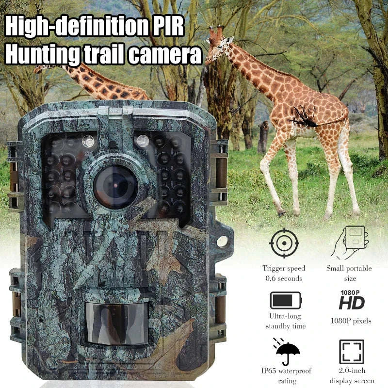 Mini Trail Camera 1080P Night Vision Wildlife Hunting Camera - Image 2