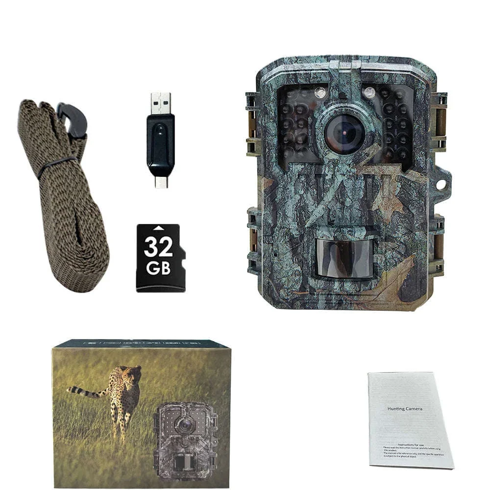 Mini Trail Camera 1080P Night Vision Wildlife Hunting Camera - Image 20