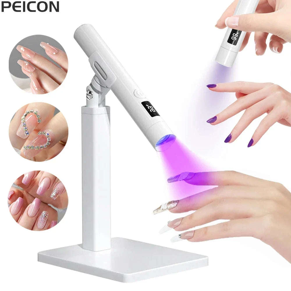 Mini Portable UV LED Nail Lamp for Quick Gel Curing