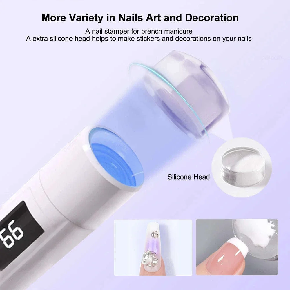 Mini Portable UV LED Nail Lamp for Quick Gel Curing - Image 4
