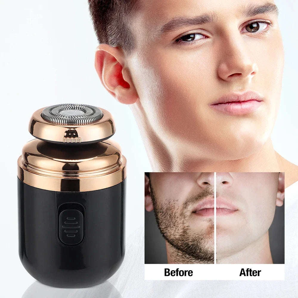 Mini Washable Electric Razor with Type-C Charging