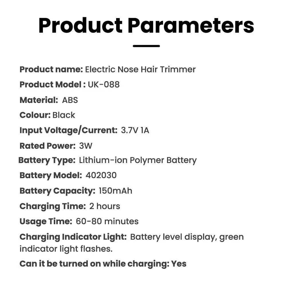 Mini Washable Electric Razor with Type-C Charging - Image 24