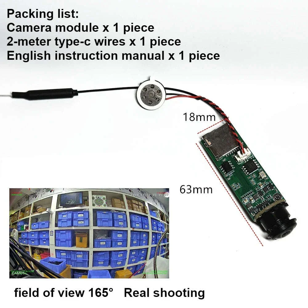 Mini WiFi Camera Module with 3MP Clarity and Two-Way Audio - Image 24
