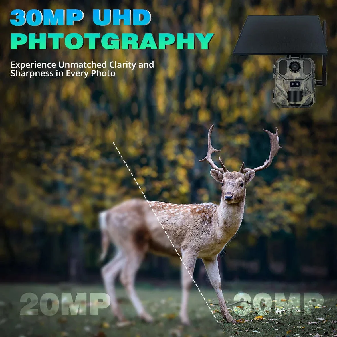 Mini900Pro 4G Outdoor Hunting Camera with 2K Remote Control - Image 3