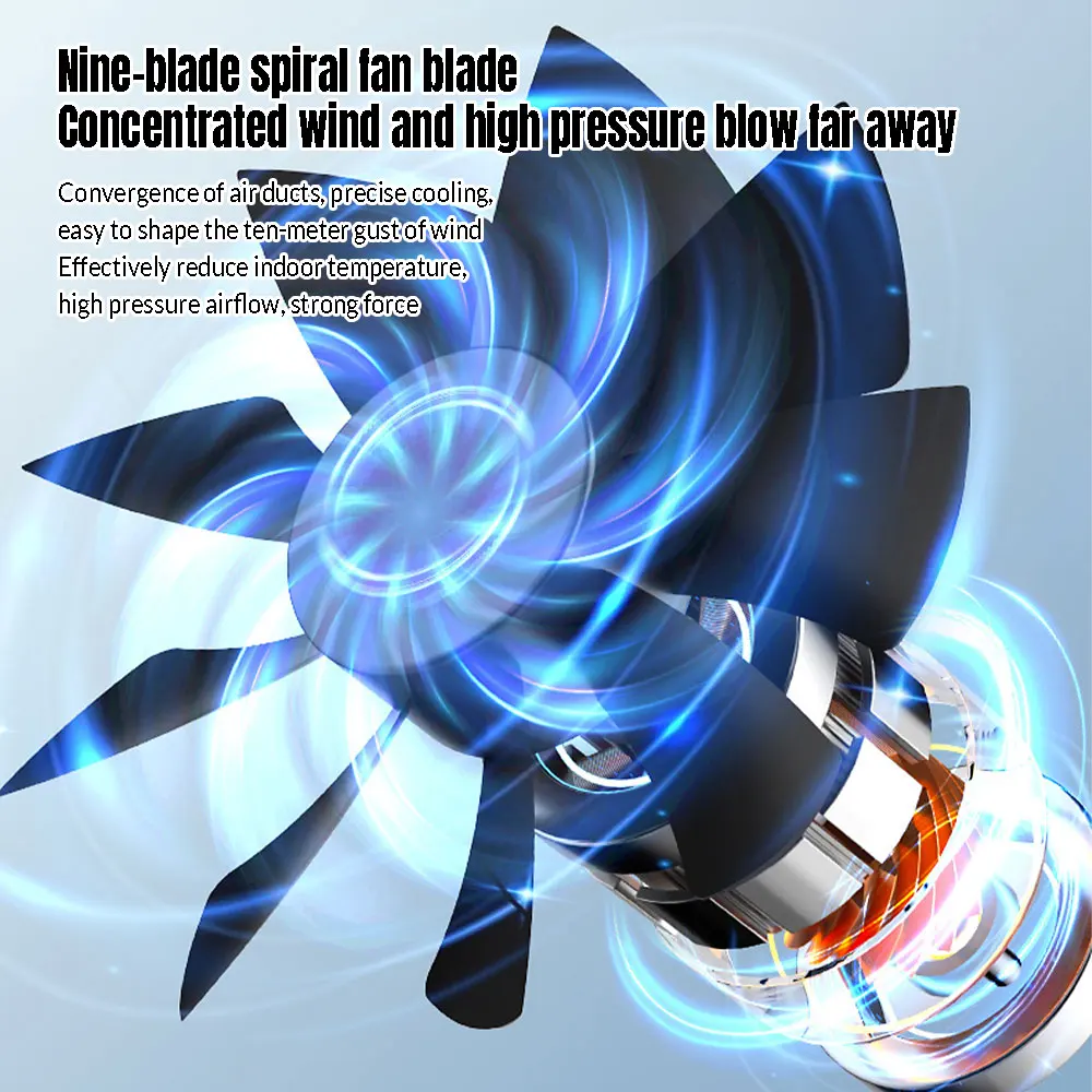Mini Misting Air Cooler Fan with 500mL Tank, USB/Battery - Image 3