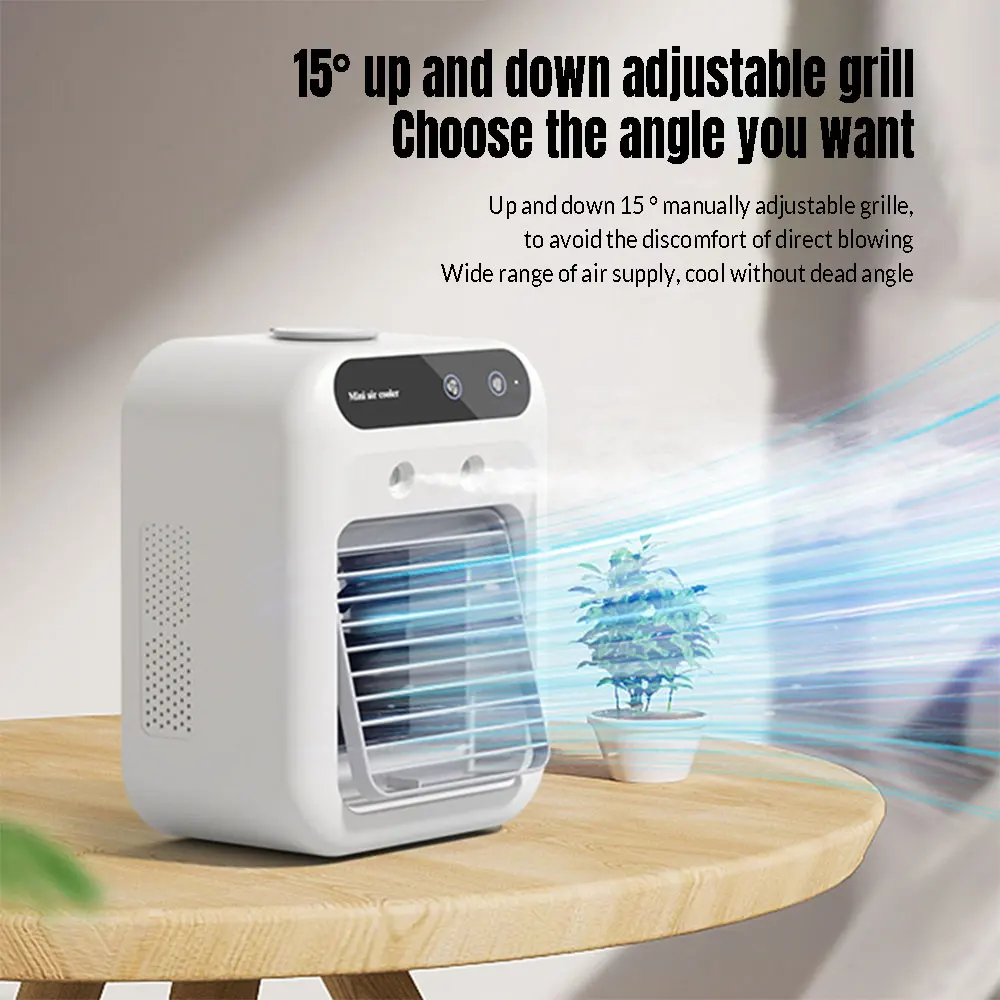 Mini Misting Air Cooler Fan with 500mL Tank, USB/Battery - Image 7