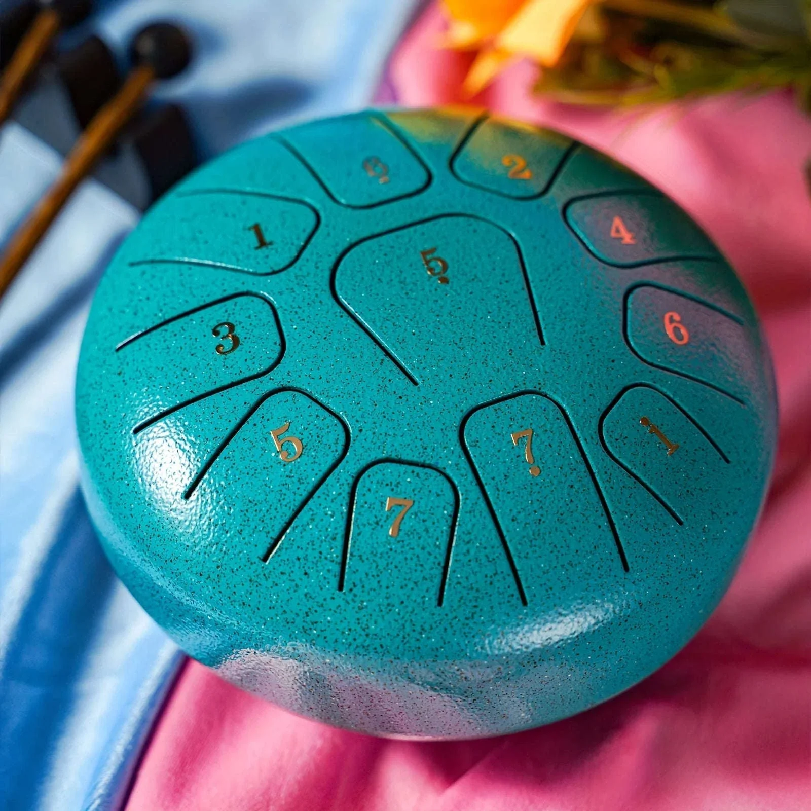 6-Inch Steel Tongue Drum Gift Set with Accessories - Image 7