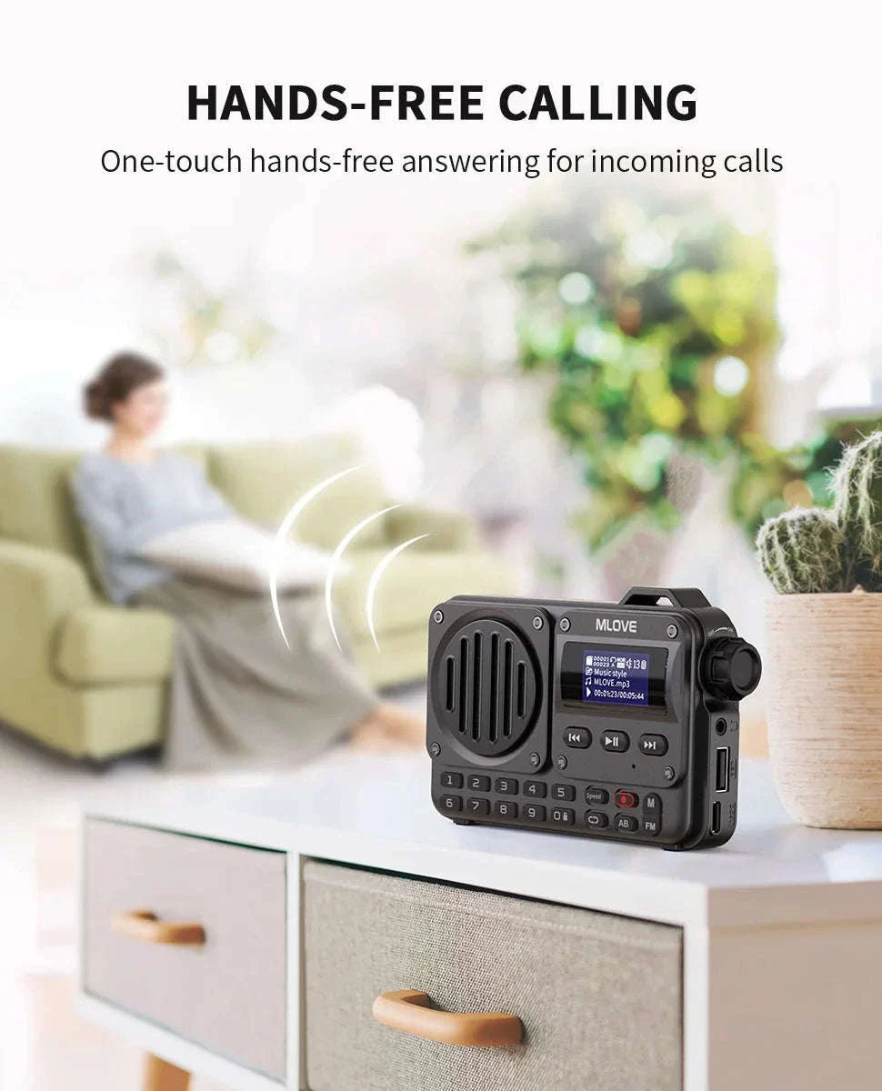BV800 Portable Bluetooth Speaker with FM Radio and USB Playback - Image 15