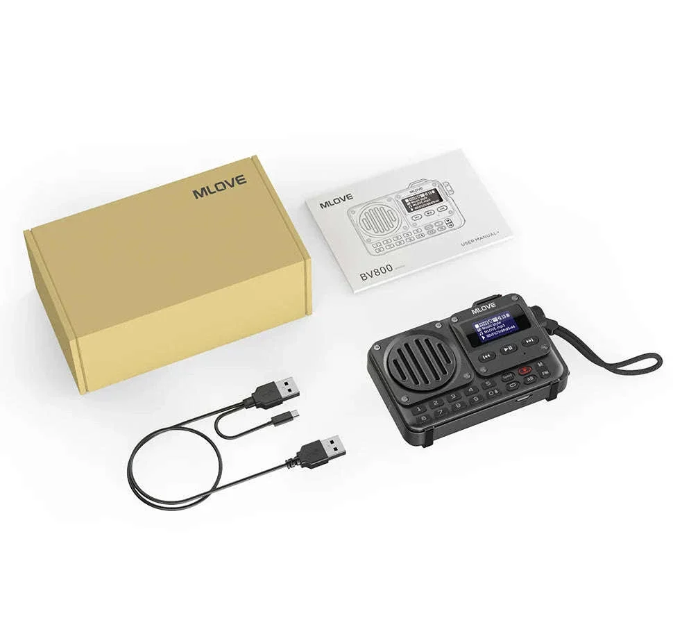 BV800 Portable Bluetooth Speaker with FM Radio and USB Playback - Image 20