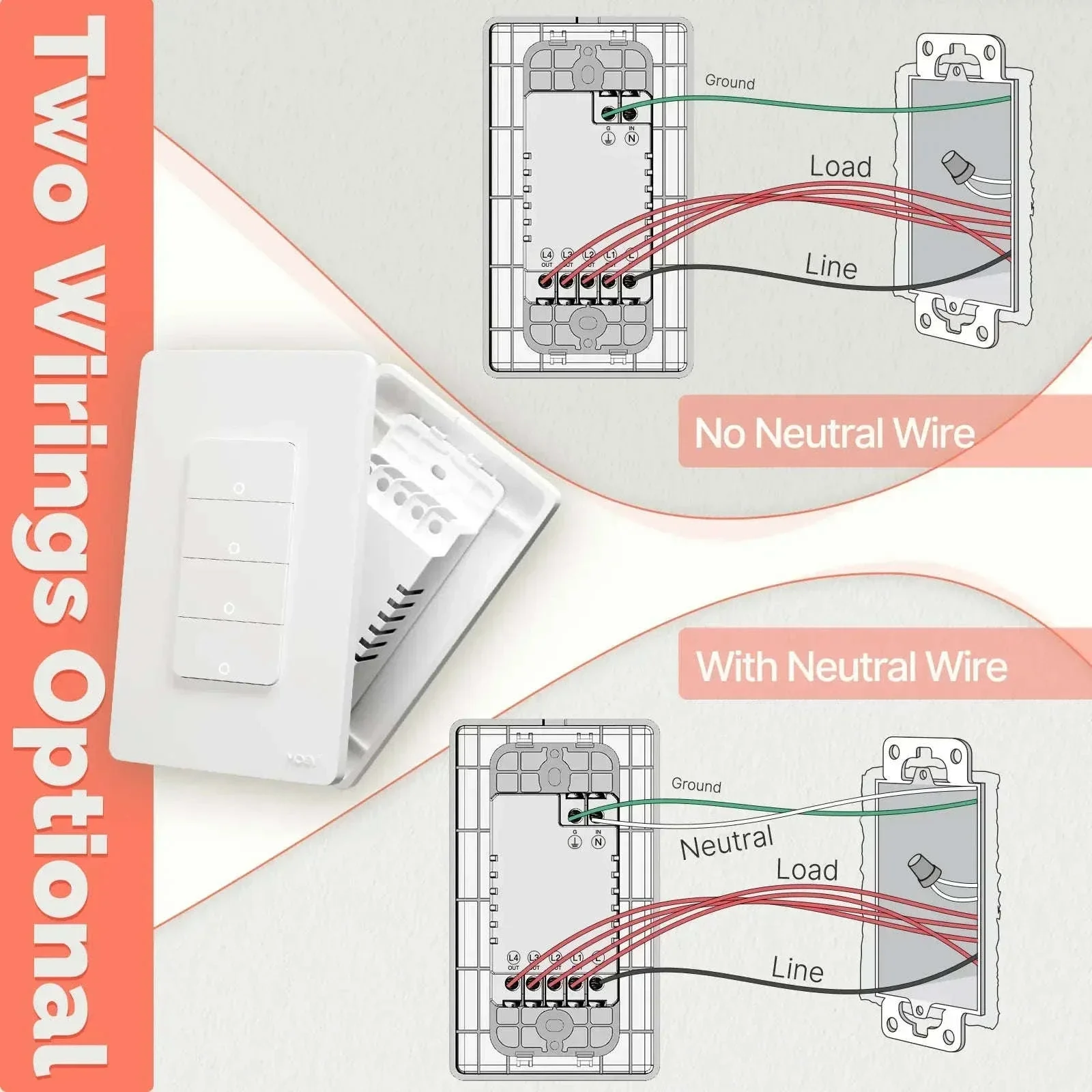 MOES Tuya ZigBee Smart Light Switch for Smart Home Control - Image 3