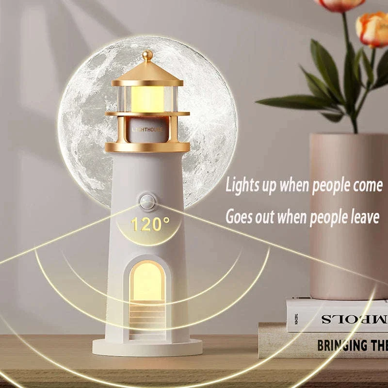 Moon Projection Night Light with Remote, Motion Sensor - Image 3